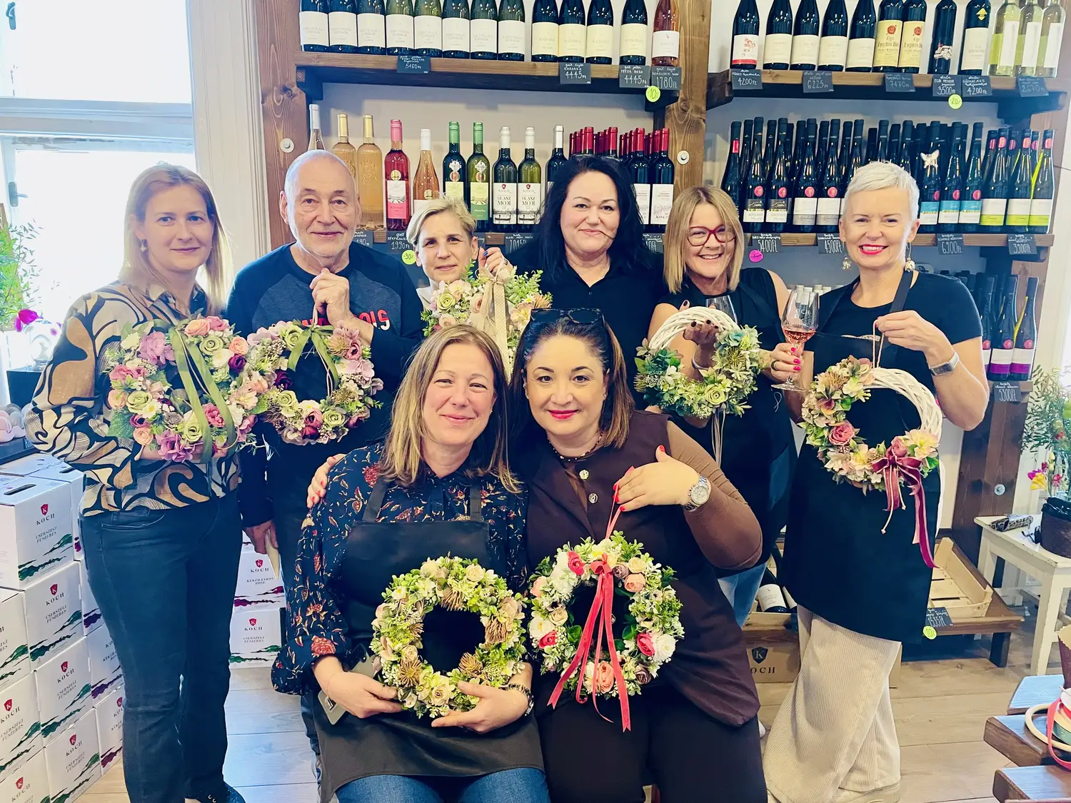 ROSÉ WORKSHOP – Tavaszi kopogtató készítés