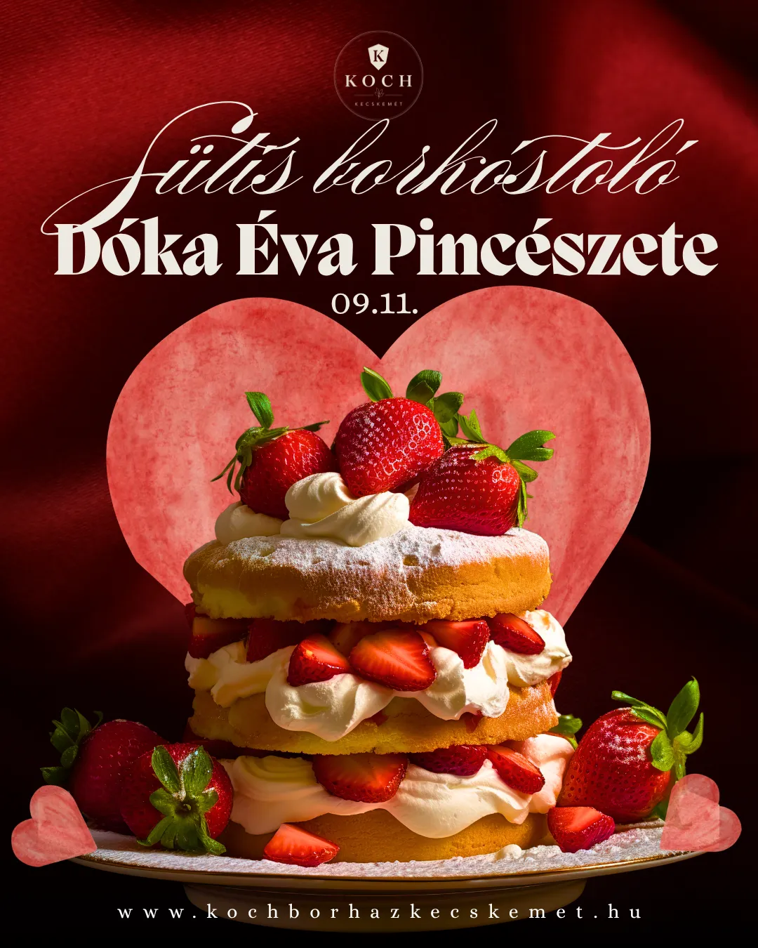 Dóka Éva Pincészet sütis borkóstoló est